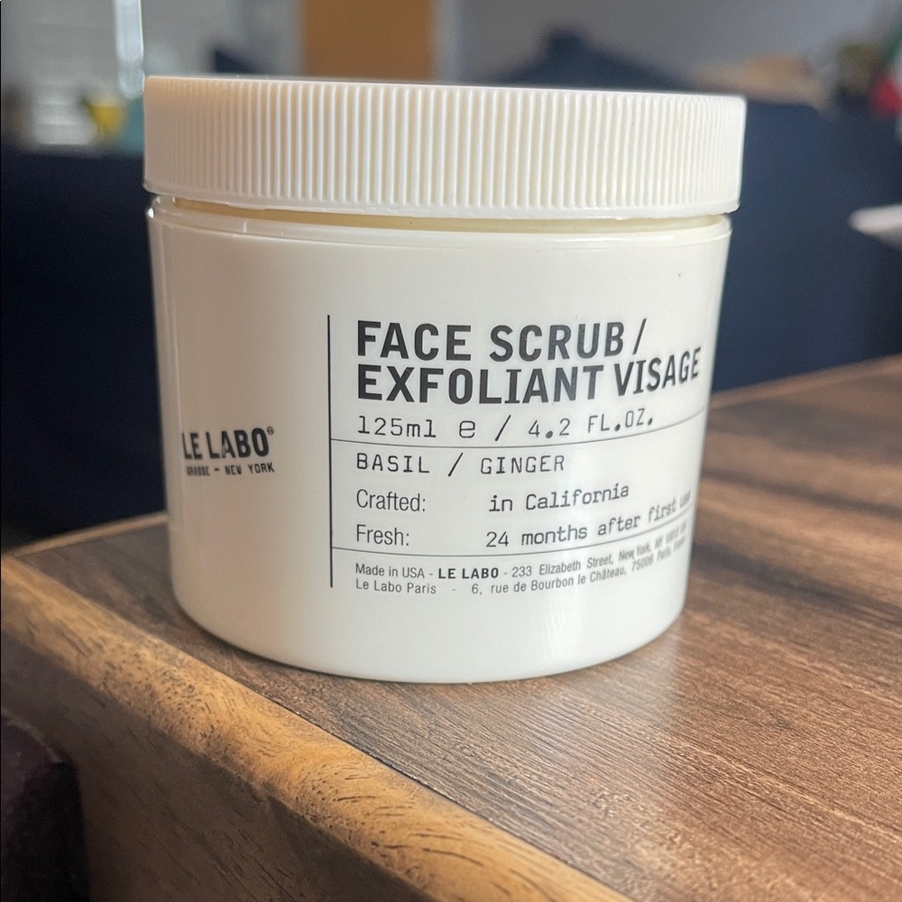 Le Labo Face Scrub / Exfoliant Visage with Basil and Ginger - 125ml / 4.2 floz